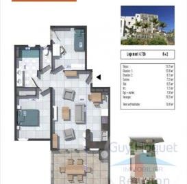 APPARTEMENT NEUF BELLE PIERRE 73m²